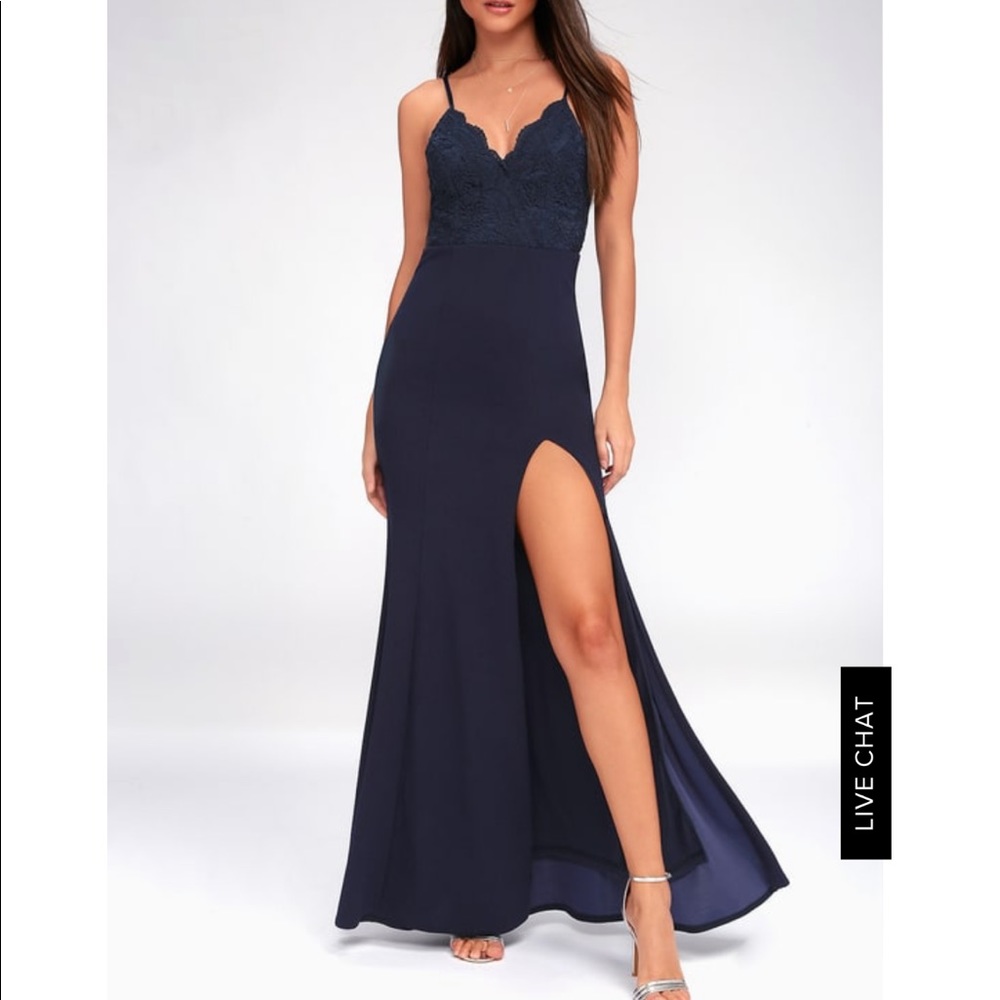 Lulu’s Navy Evening Dress